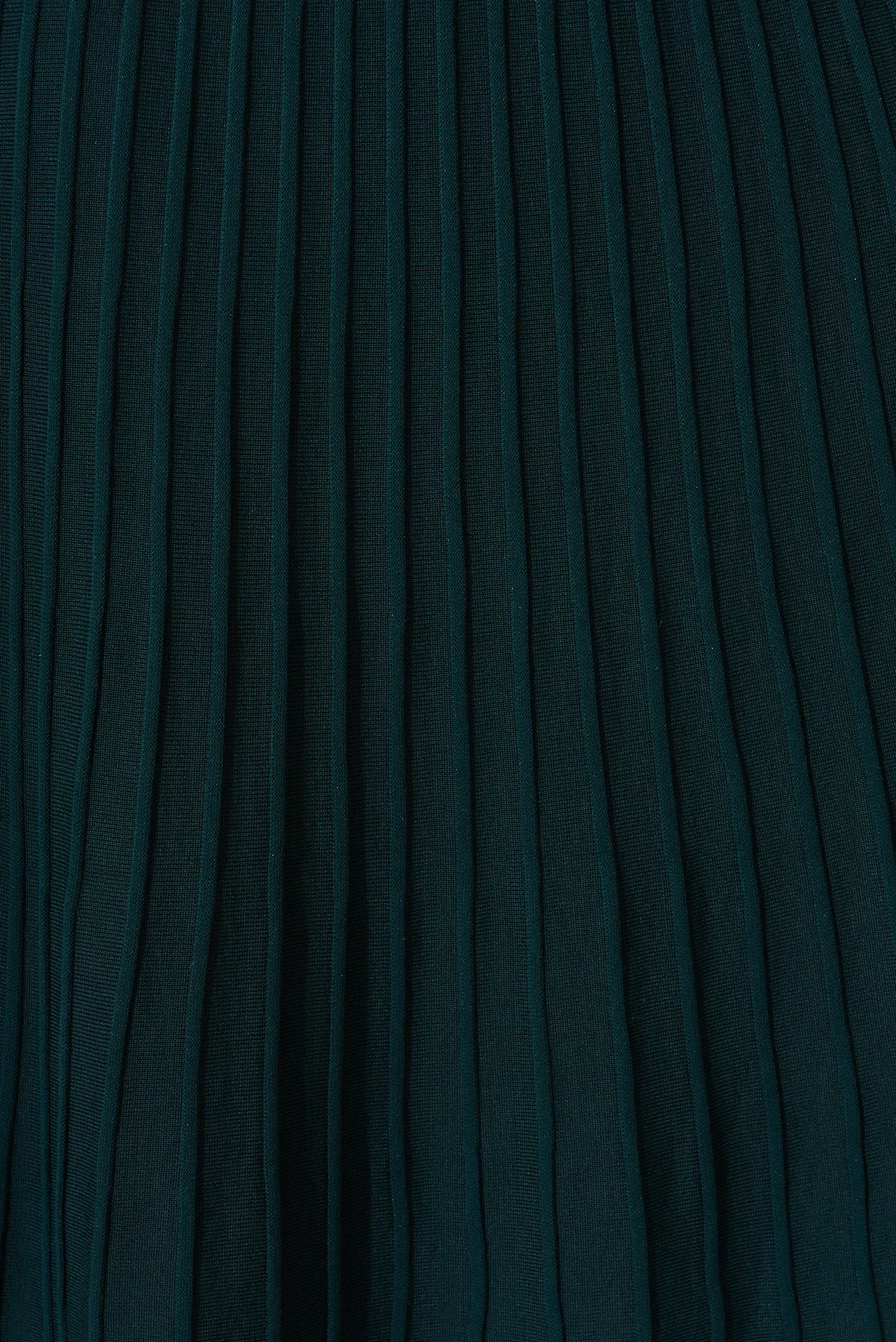 Albi Midi Knit Dress In Emerald Cotton Blend