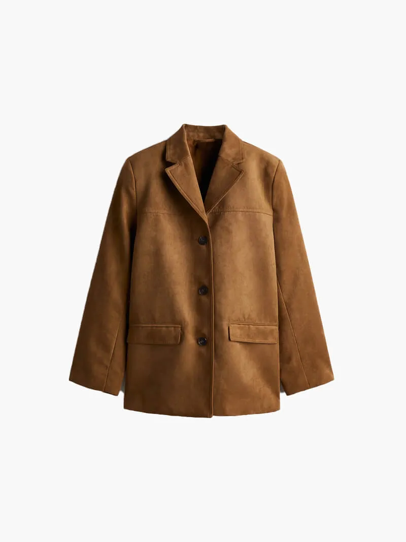 Amira | Suede Leather Jacket