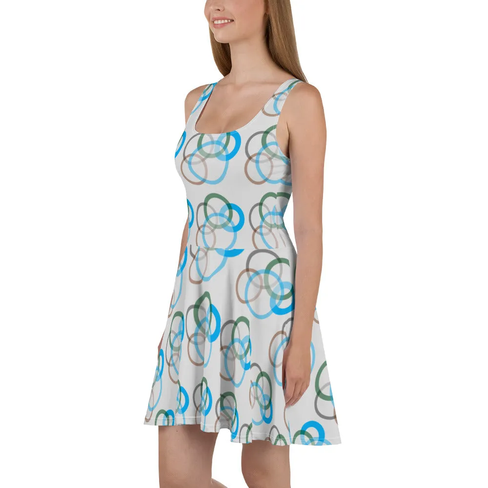 Artistic Kaleidoscope Skater Dress", lioness-love