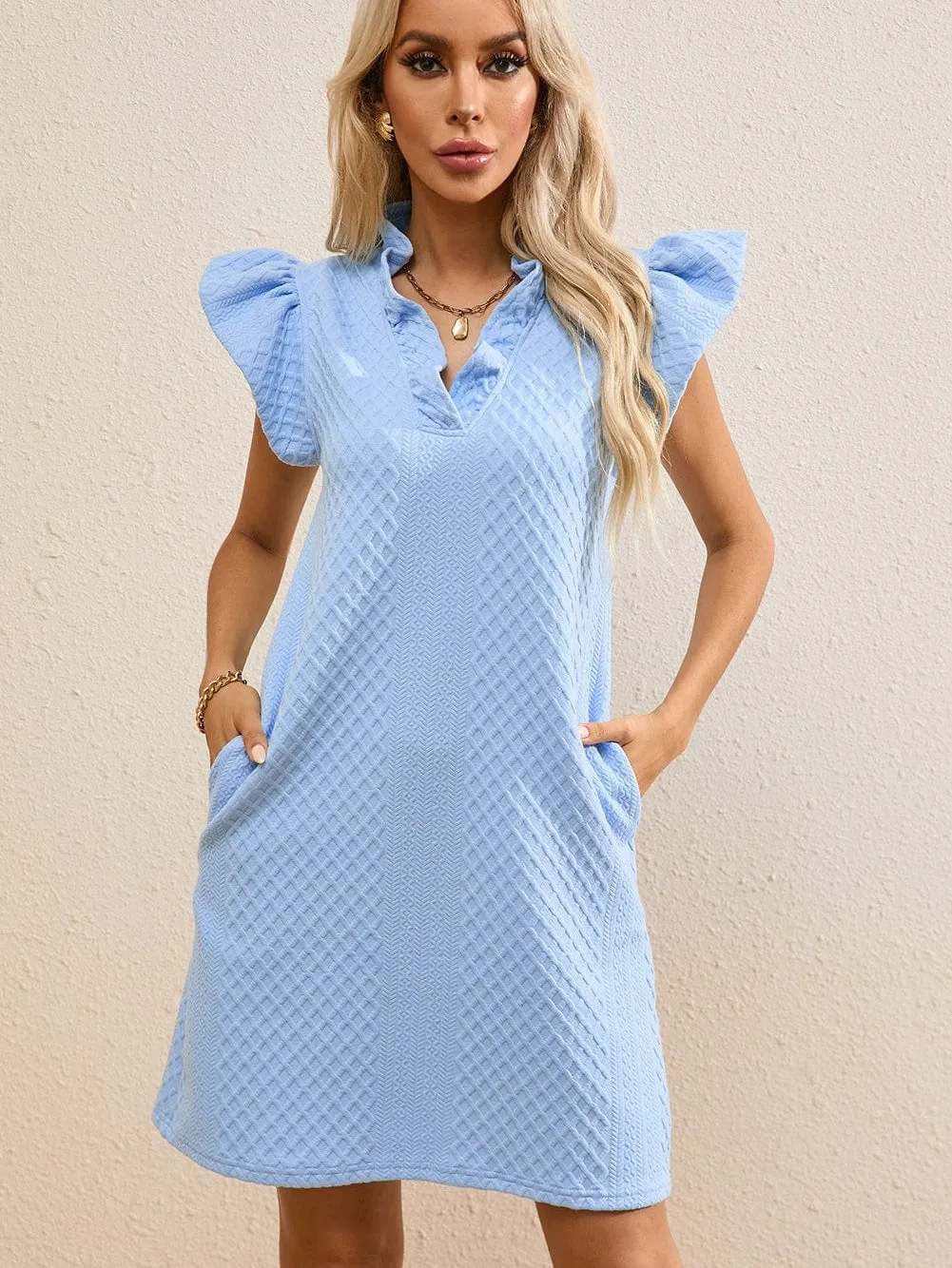 Baby Blue Mini Dress