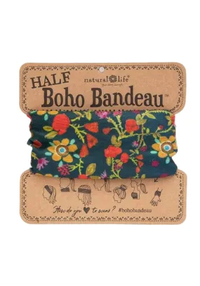 Bandeau Half Boho  Forest Flowers
