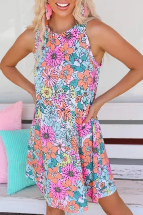 Bohemian Charm Floral Shift Dress
