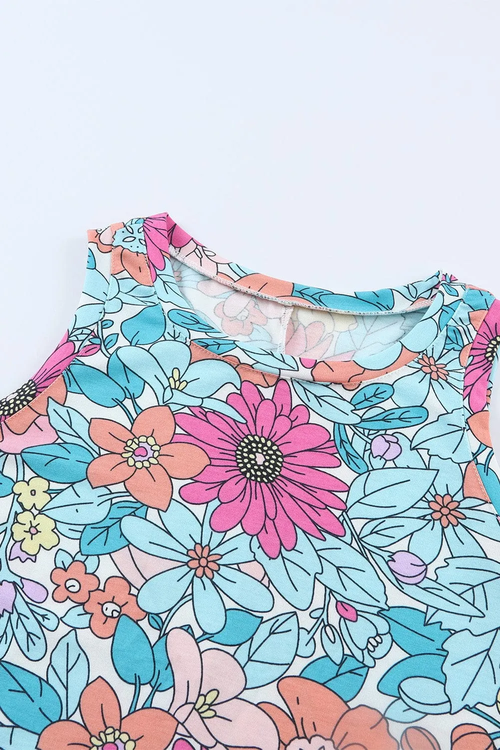 Bohemian Charm Floral Shift Dress