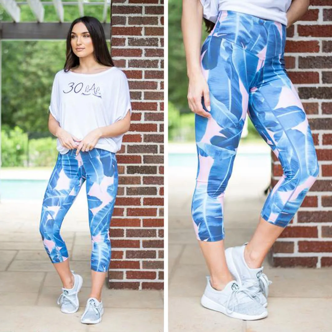 Buddy Love: Tropical Vibes Leggings, Tracy Tahiti