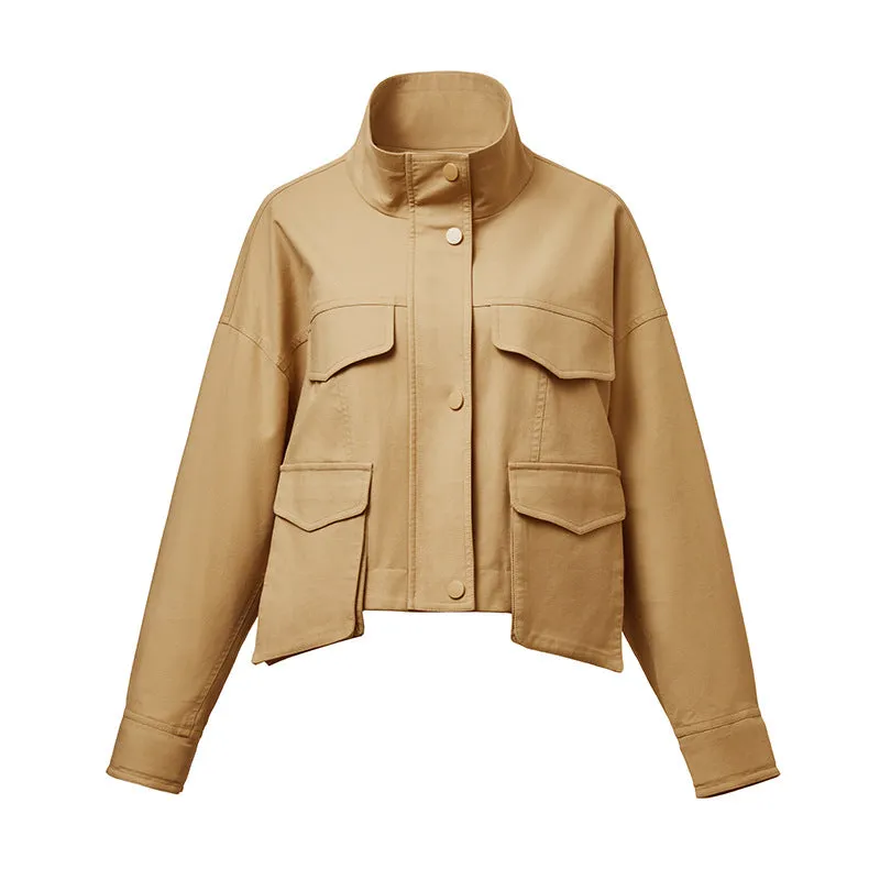 Chic Multi-pockets Zipped Jacket