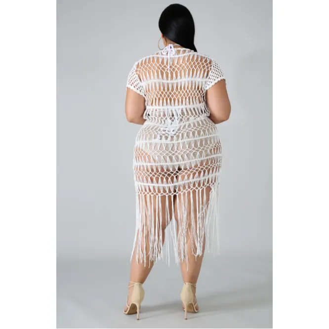 CROCHET COVER-UP DRESS