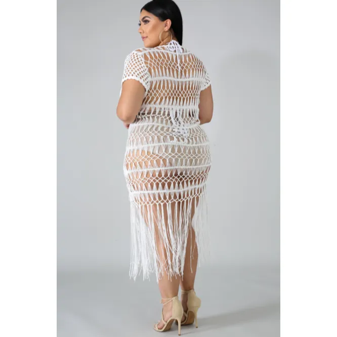 CROCHET COVER-UP DRESS
