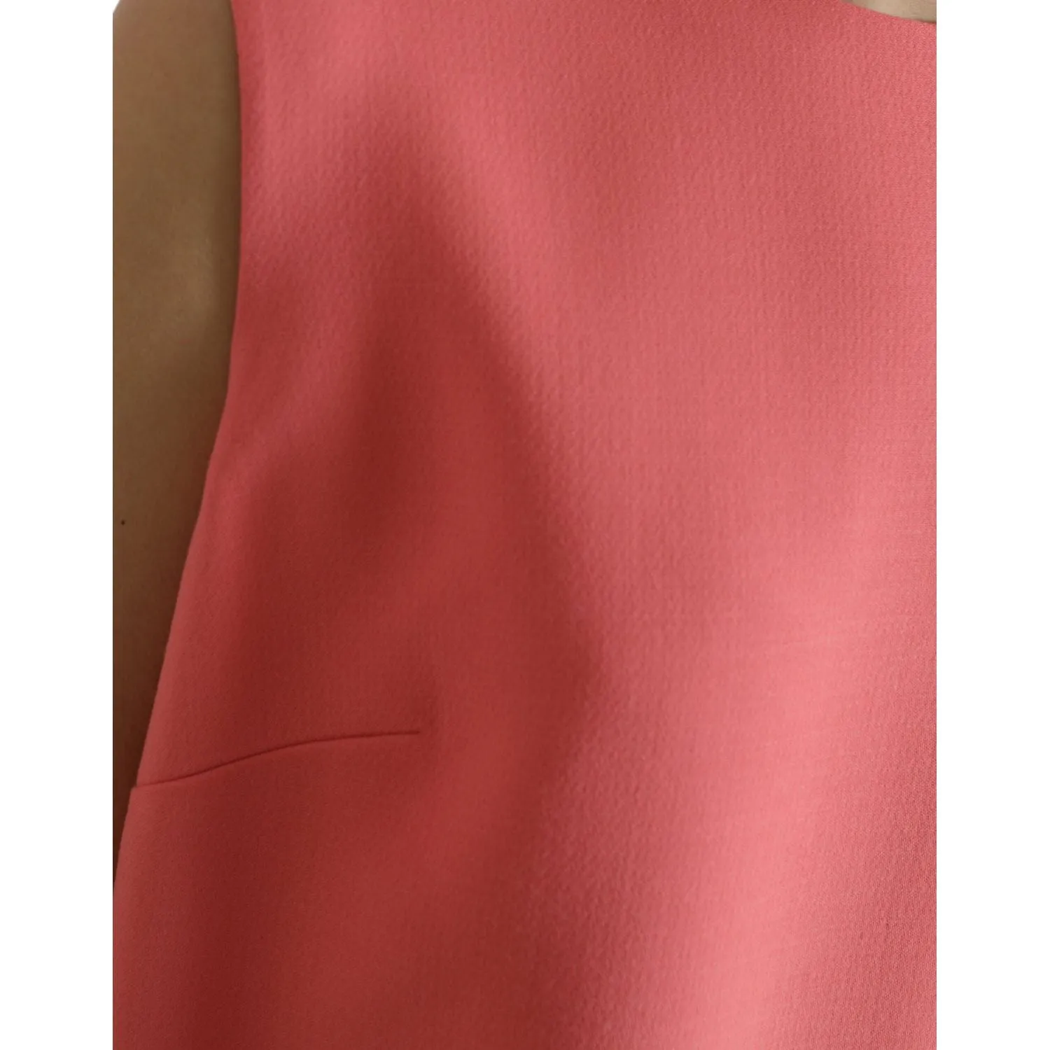 Dolce & Gabbana Chic Pink Sleeveless Shift Mini Dress