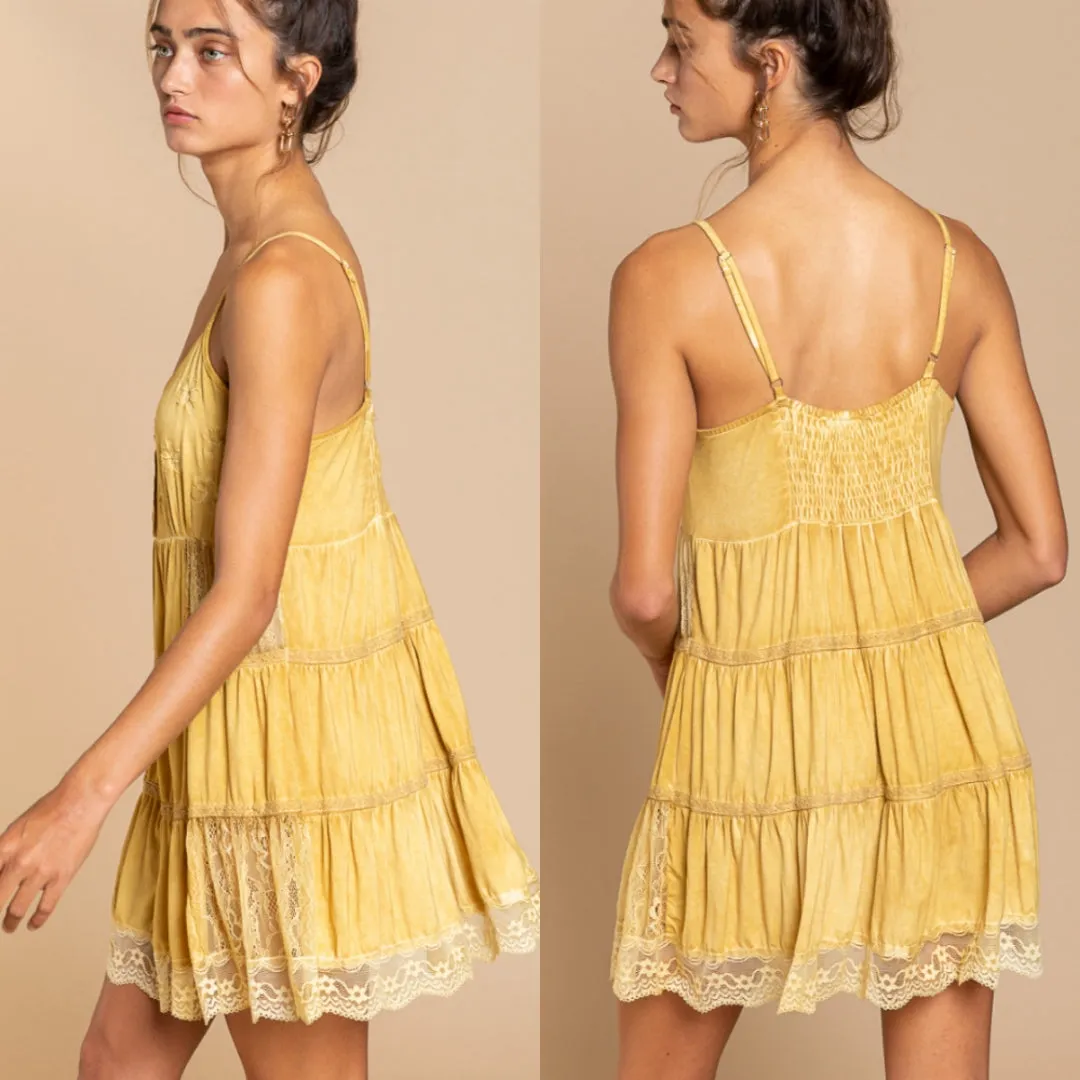 Embroidered Lacey Dress
