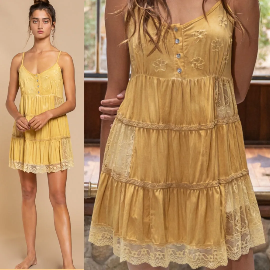Embroidered Lacey Dress