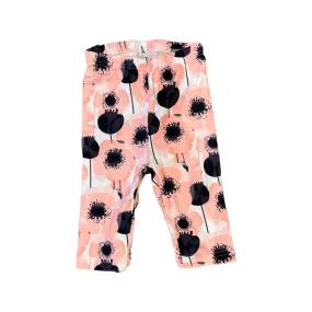 Flossy Floral Cropped Leggings - Kids