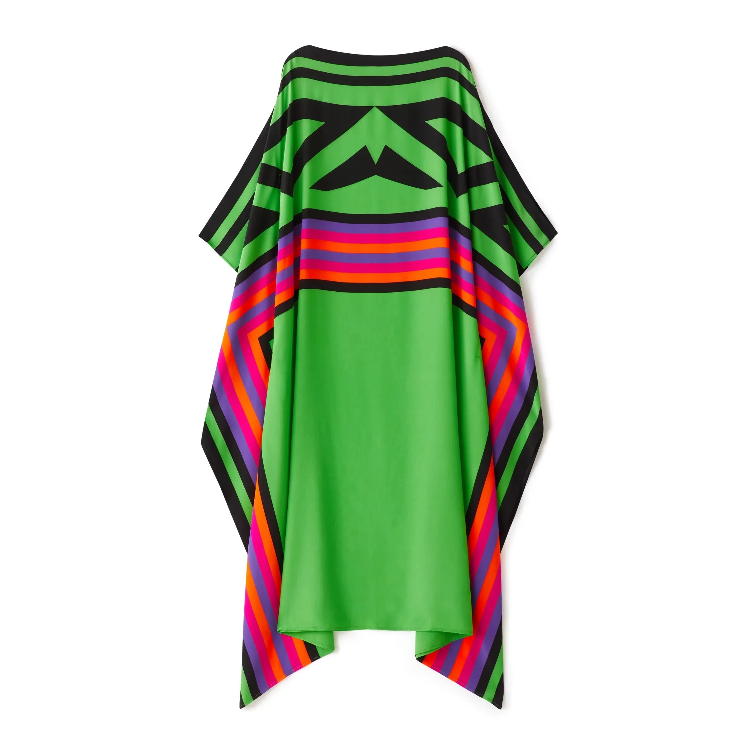 French Moss Green Kaftan - Elegant & Comfortable Summer Dress For Women's