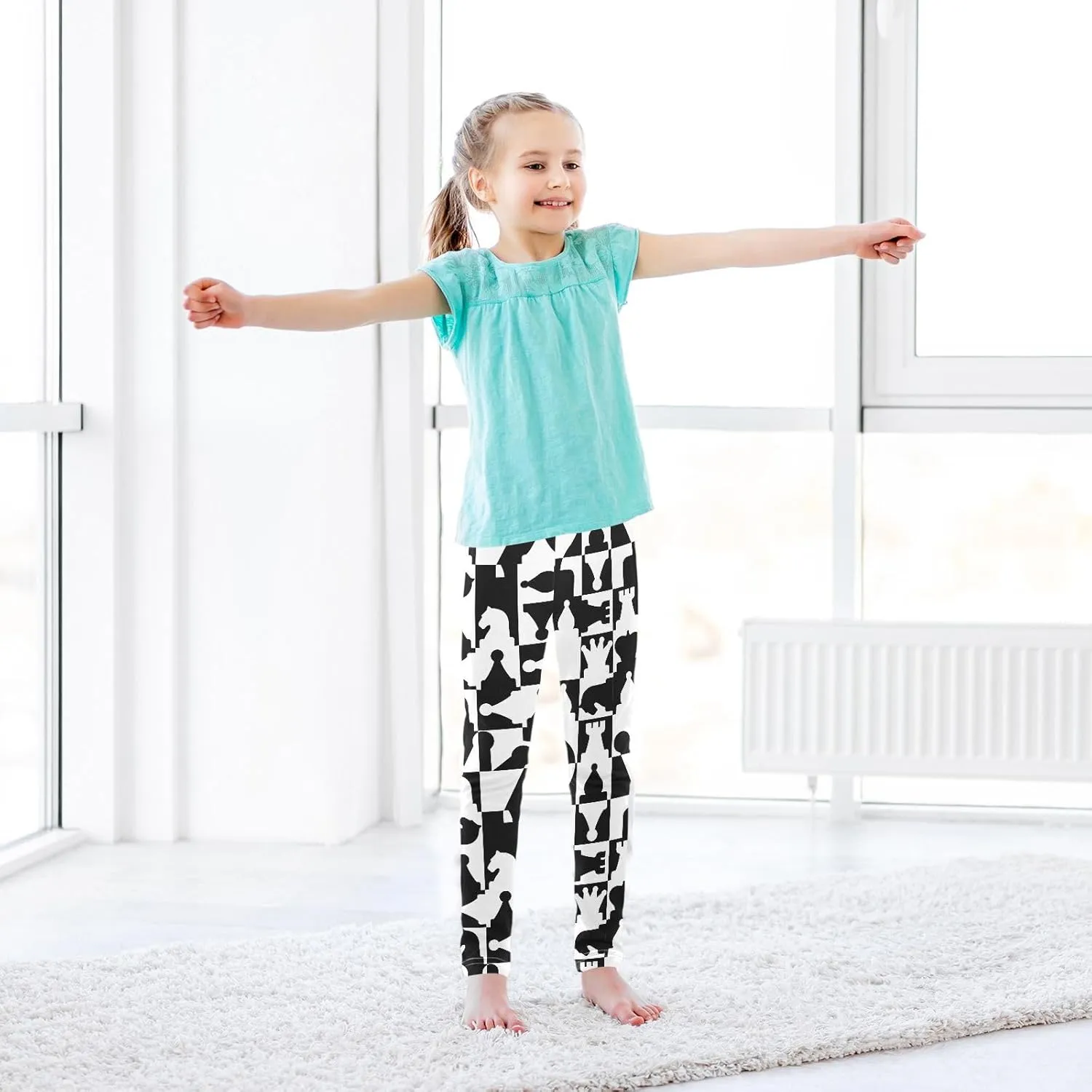 Girls Leggings Soft Toddler Leggings for Girls Kids Pants Size 4T-10T