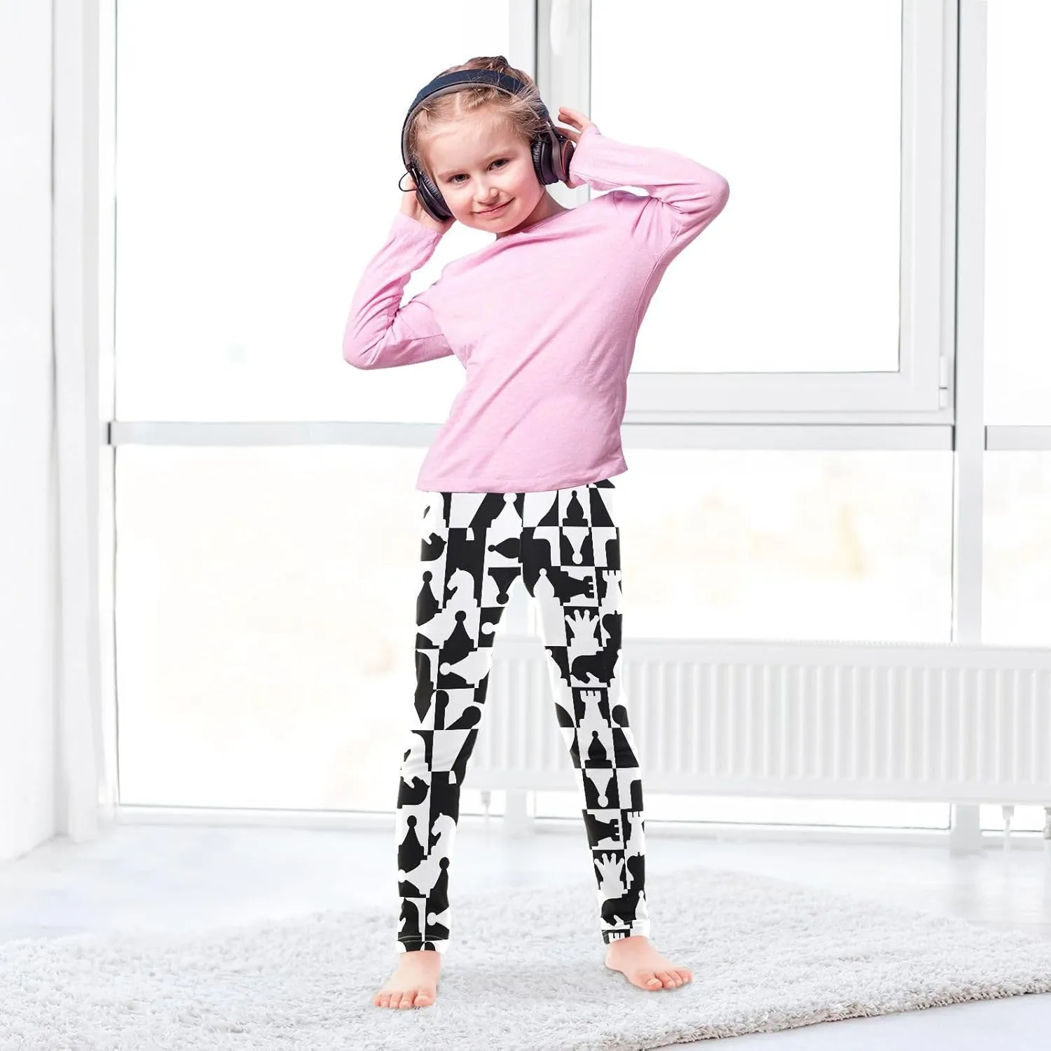 Girls Leggings Soft Toddler Leggings for Girls Kids Pants Size 4T-10T