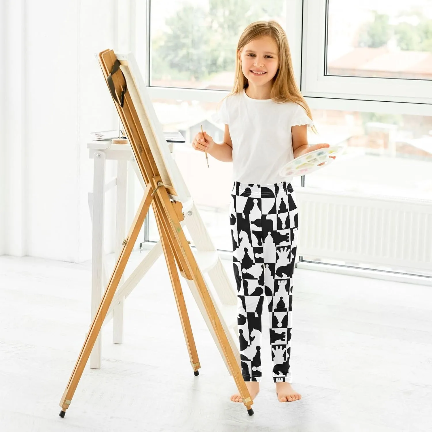 Girls Leggings Soft Toddler Leggings for Girls Kids Pants Size 4T-10T