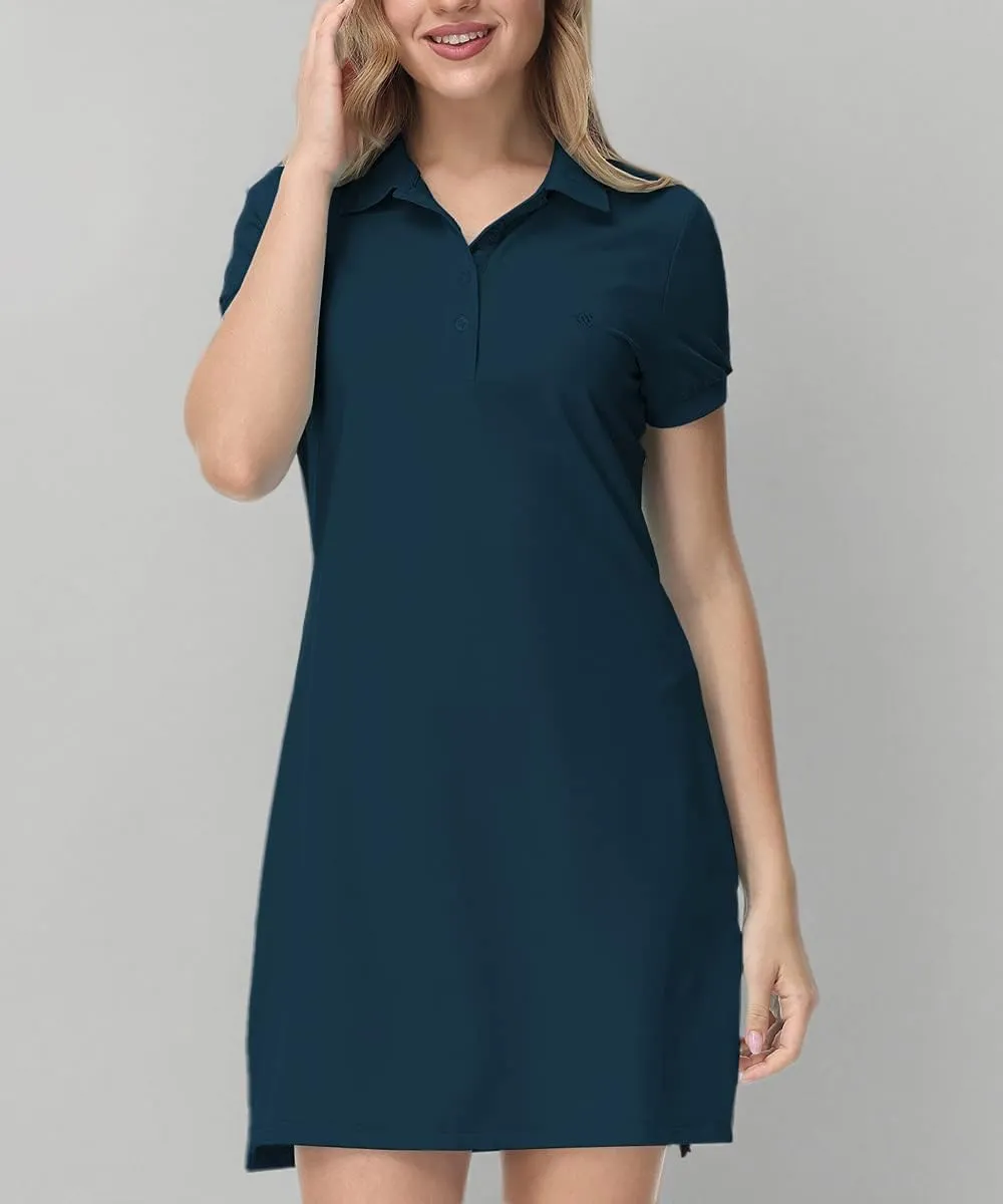 JINSHI Women T Shirt Dress Hiking/Tennis/Golf/Leisure Comfortable and Soft Athletic Dress for Women