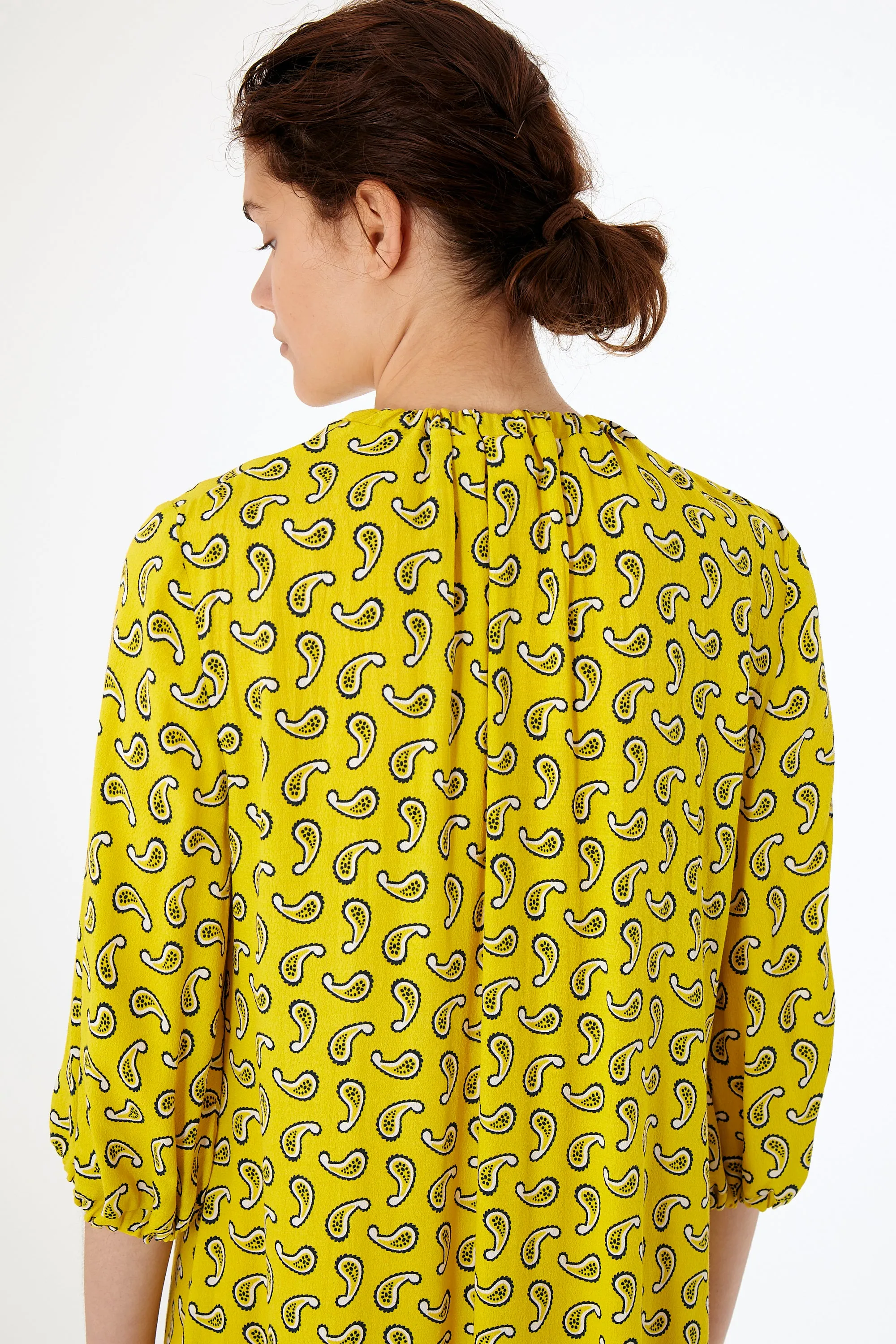 Kate Sylvester Paisley Shift Dress - Buttercup