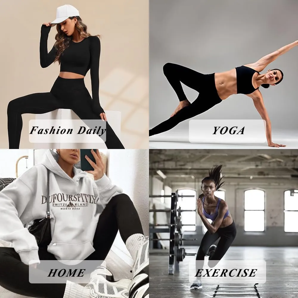 KT Buttery Soft Leggings for Women - High Waisted Leggings Pants with Pockets - Reg & Plus Size