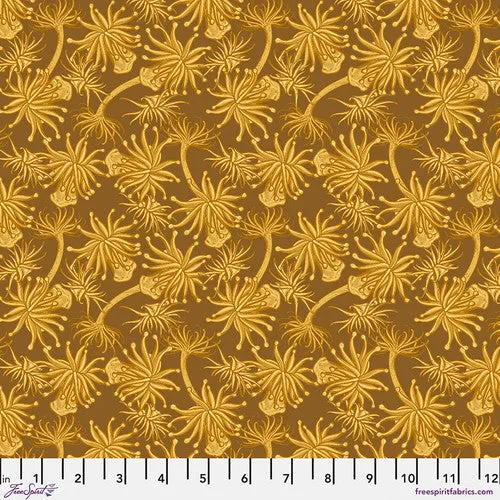 Mariana Golden Anemones Fabric
