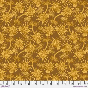 Mariana Golden Anemones Fabric