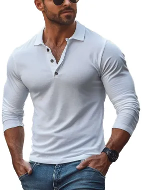Men's All-Match Casual Long-Sleeved Polo Shirt