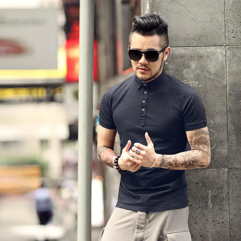 Men's Casual Cotton Polo