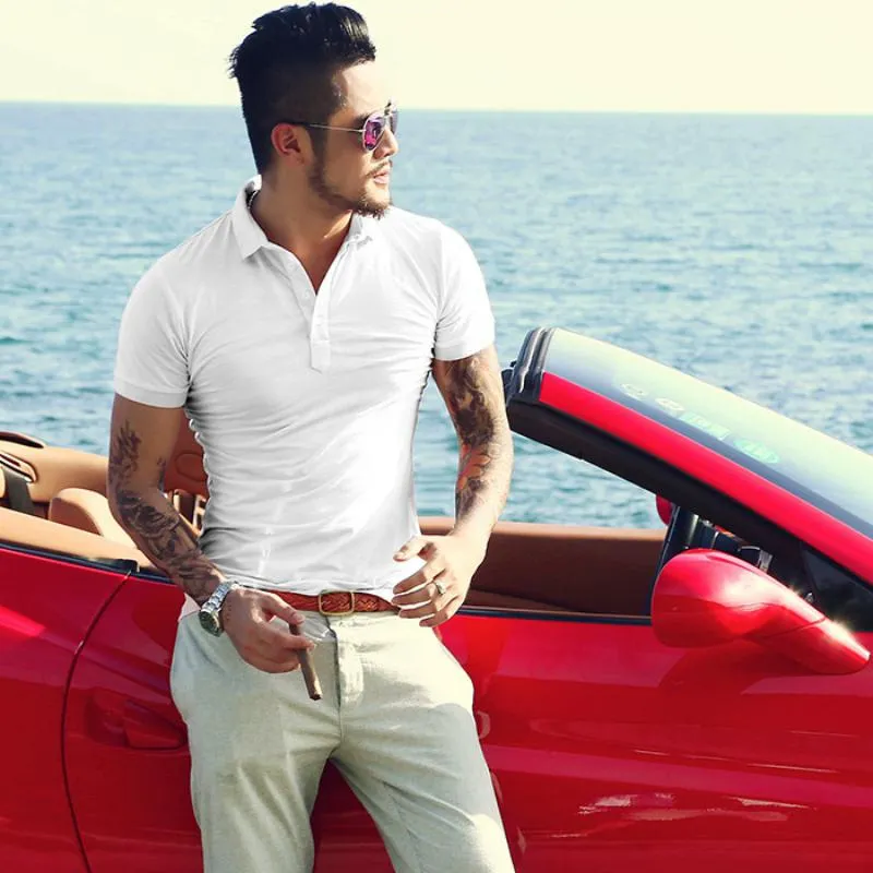 Men's Casual Cotton Polo