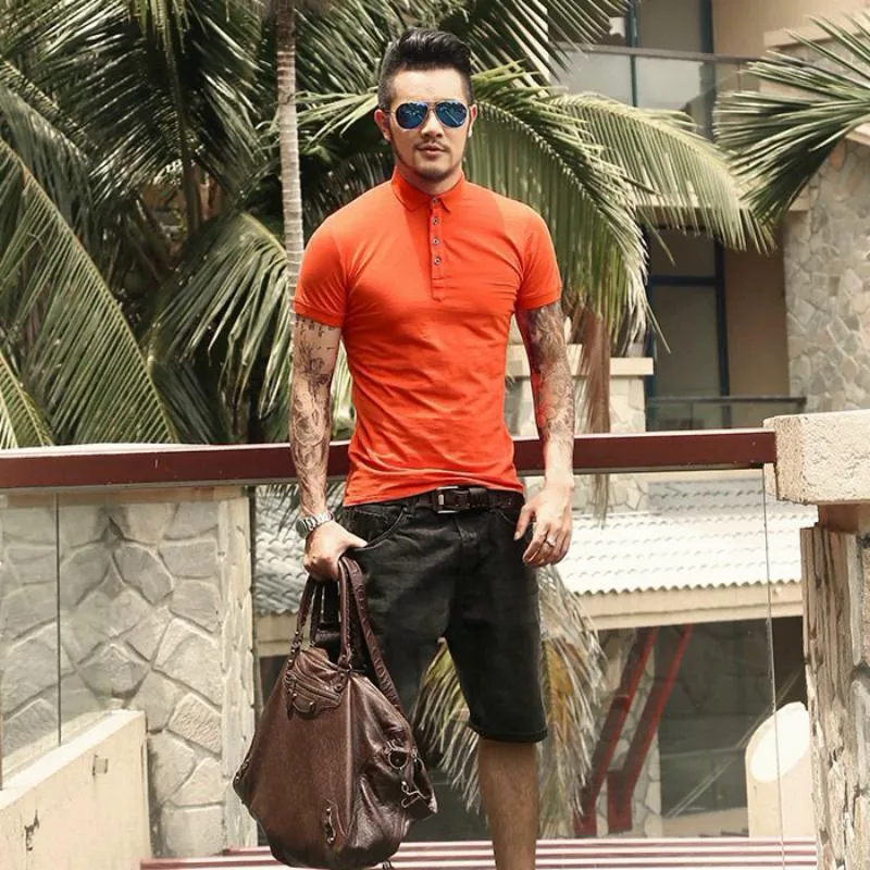 Men's Casual Cotton Polo