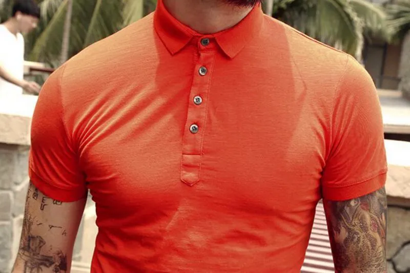 Men's Casual Cotton Polo