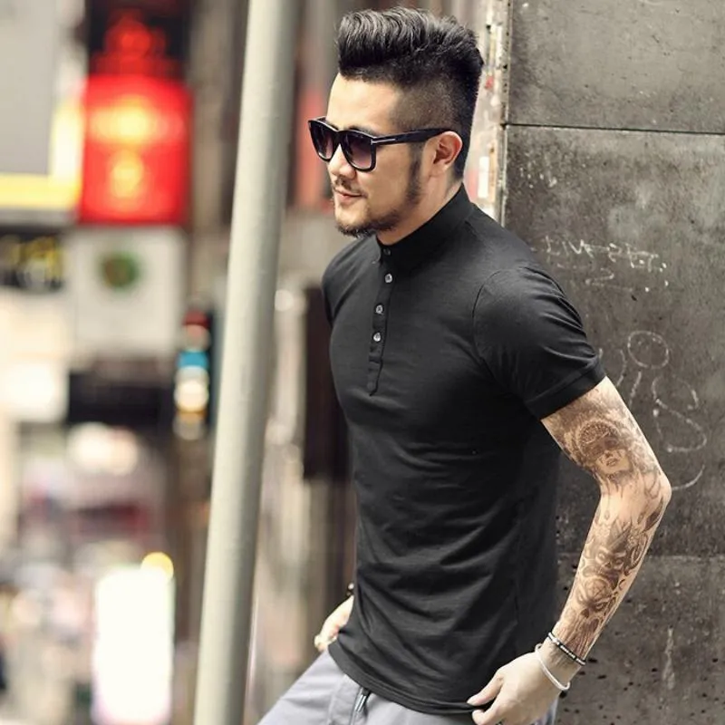 Men's Casual Cotton Polo