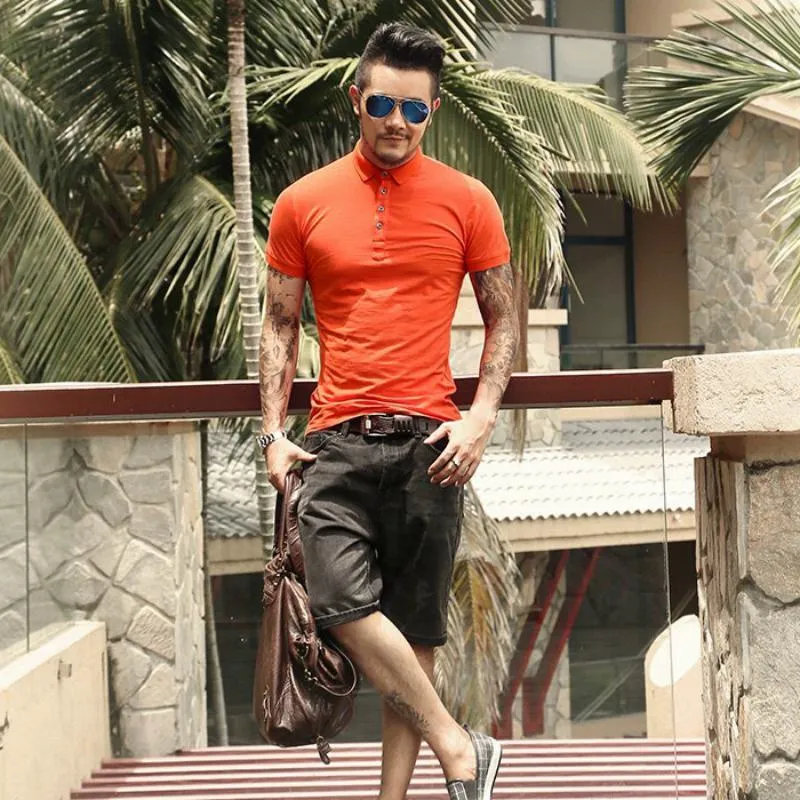 Men's Casual Cotton Polo