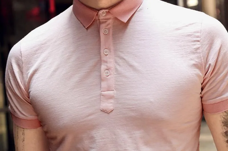 Men's Casual Cotton Polo