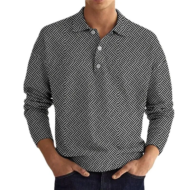 Men's Casual POLO Shirt 64076821YM