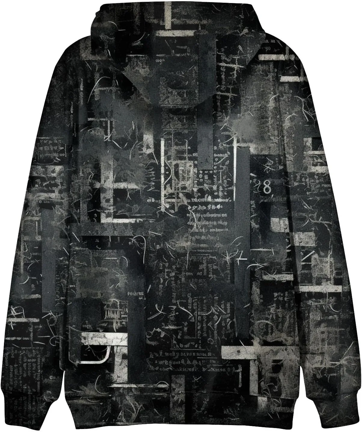 Men's Long Sleeve Comfortable Dressy Sweatshirt Casual Print Fashion Warm Hoodie Winter Dressy Sweater