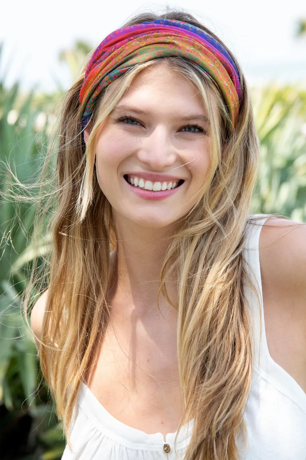 Natural Life: Rainbow Borders Boho Bandeau