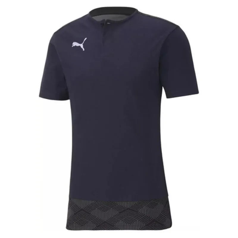 Navy Blue Puma Teamfinal 21 Men's Casual Polo - Ultimate Comfort T-Shirt