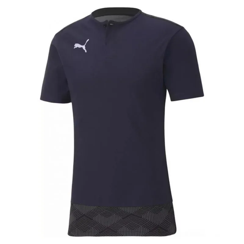 Navy Blue Puma Teamfinal 21 Men's Casual Polo - Ultimate Comfort T-Shirt