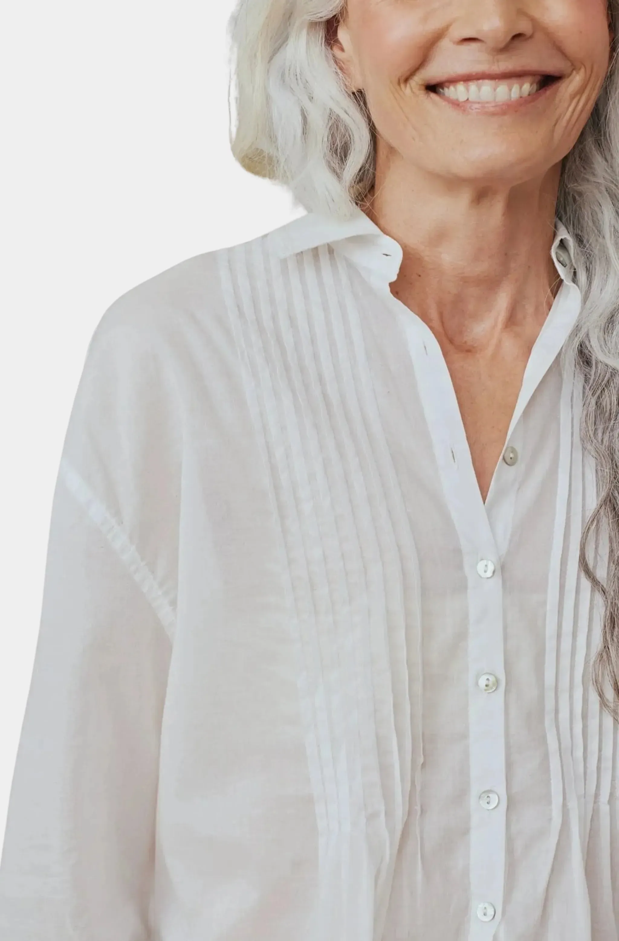 Pintuck Flowy Shirt