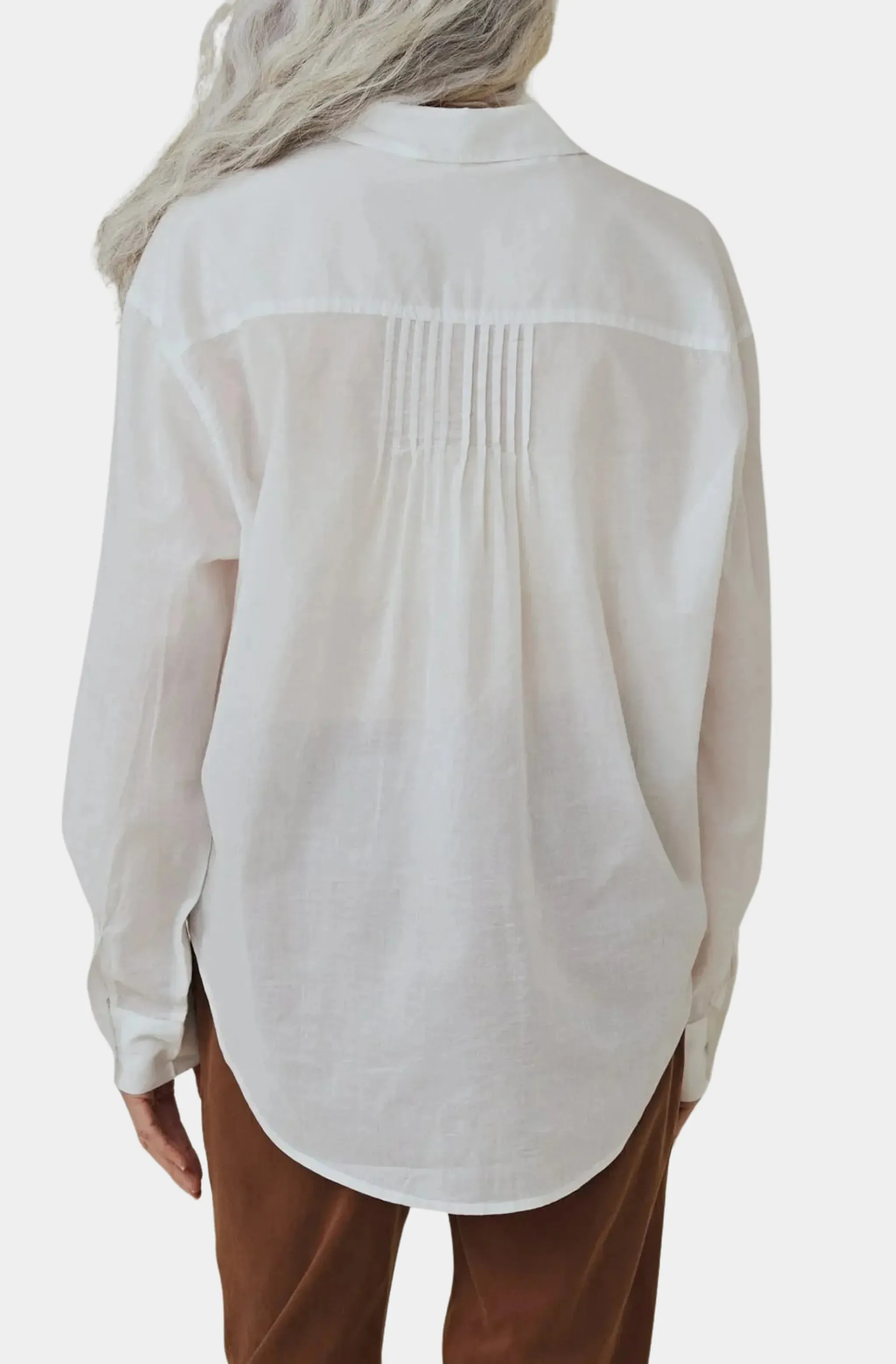 Pintuck Flowy Shirt