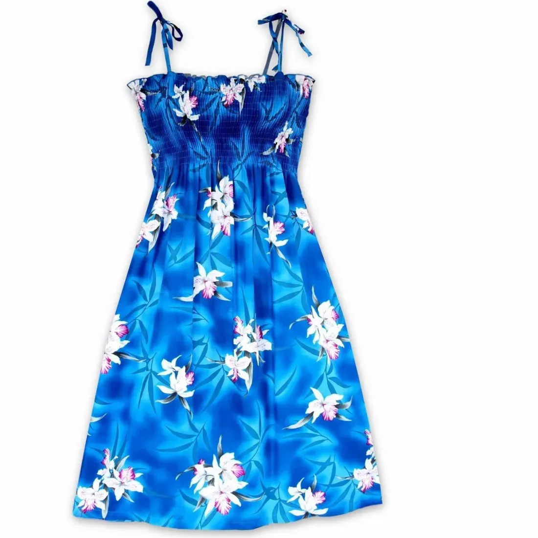 Poipu Blue Moonkiss Hawaiian Dress