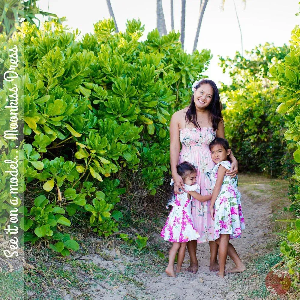 Poipu Blue Moonkiss Hawaiian Dress