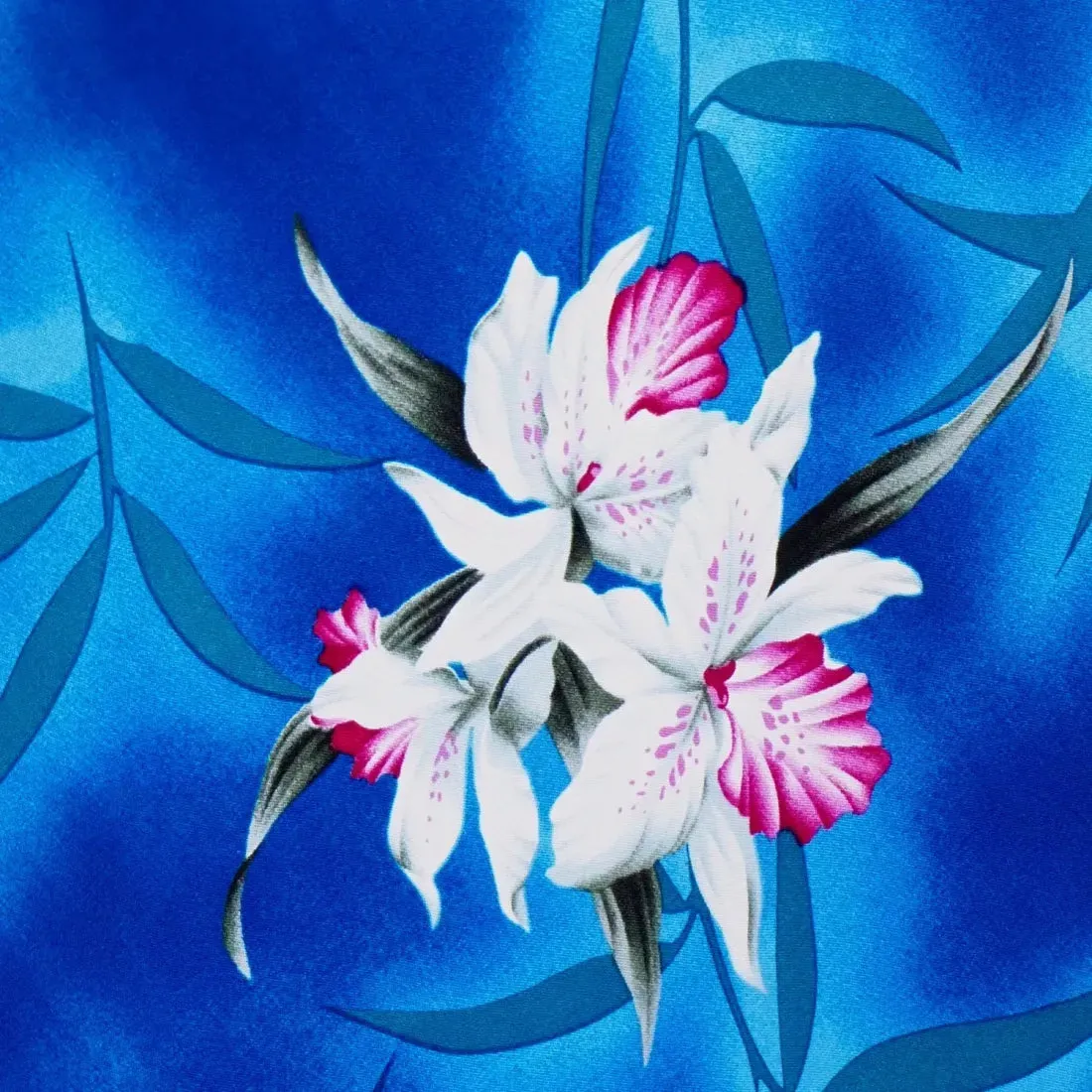 Poipu Blue Moonkiss Hawaiian Dress
