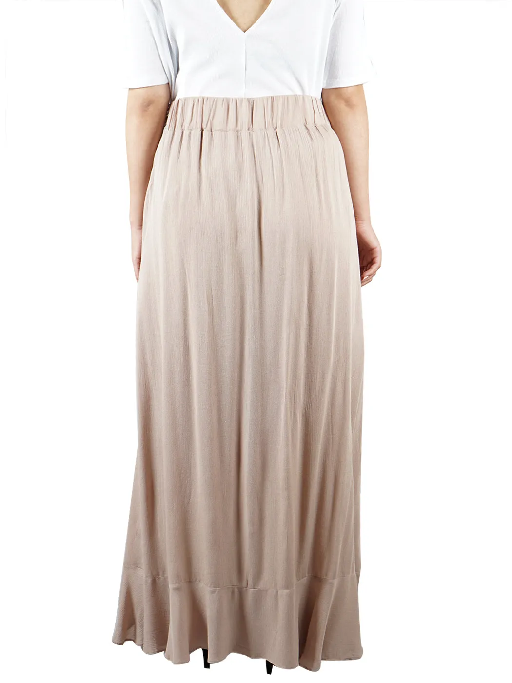 Ruffle Ribbon-Tie Palazzo Dressy Pants