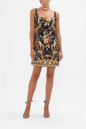 SQUARE NECK SHIFT DRESS PLAY YOUR CARDS RIGHT