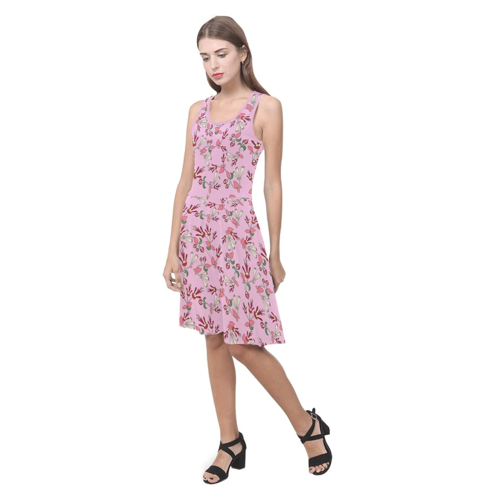 Strawberry Floral Atalanta Sundress