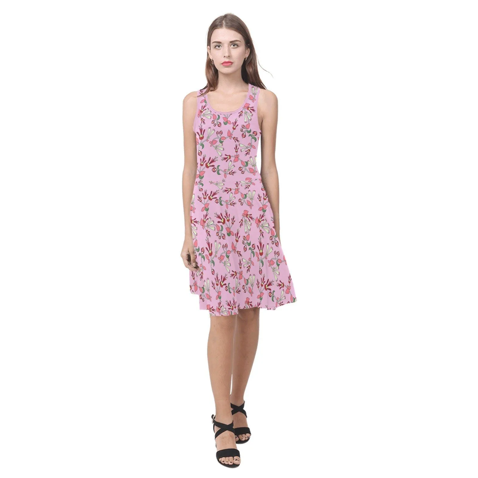 Strawberry Floral Atalanta Sundress