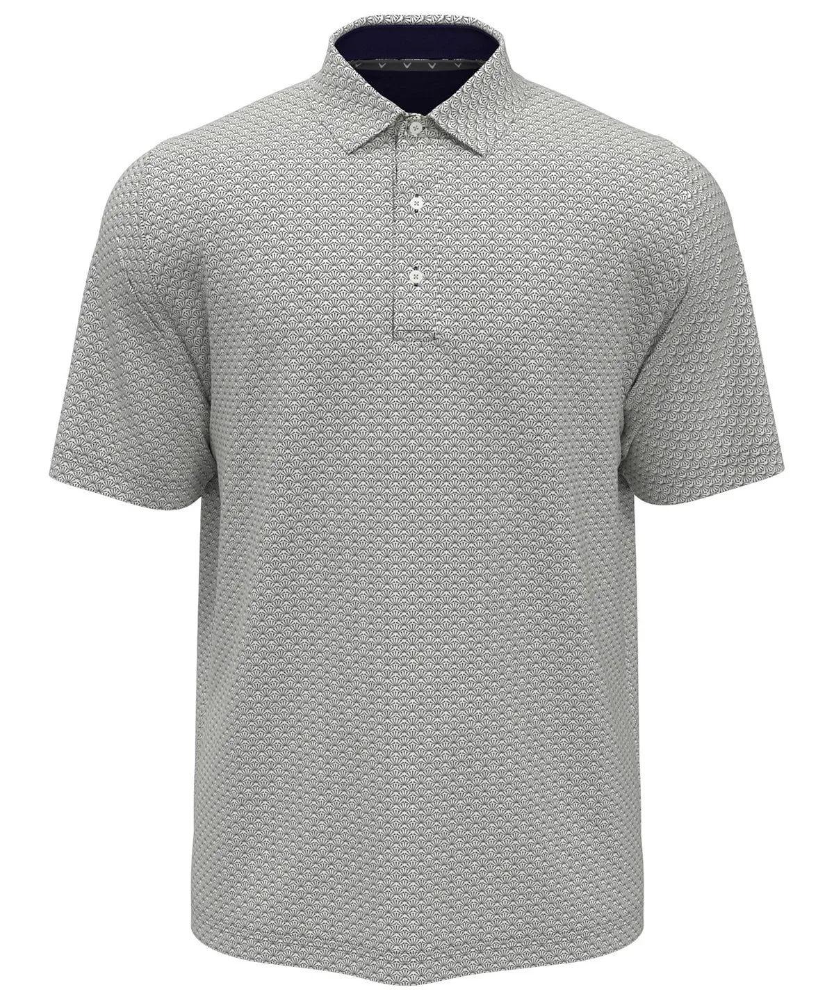 Tee all-over print polo | Peacoat