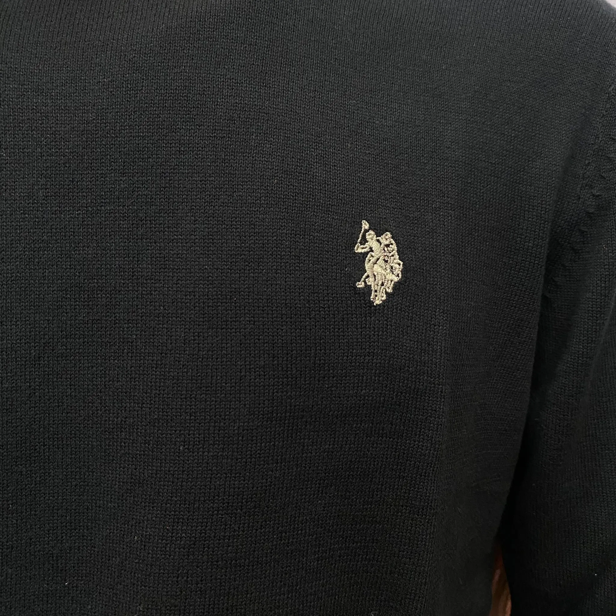 US Polo Assn maglioncino girocollo da uomo Cris US40173004 199 nero