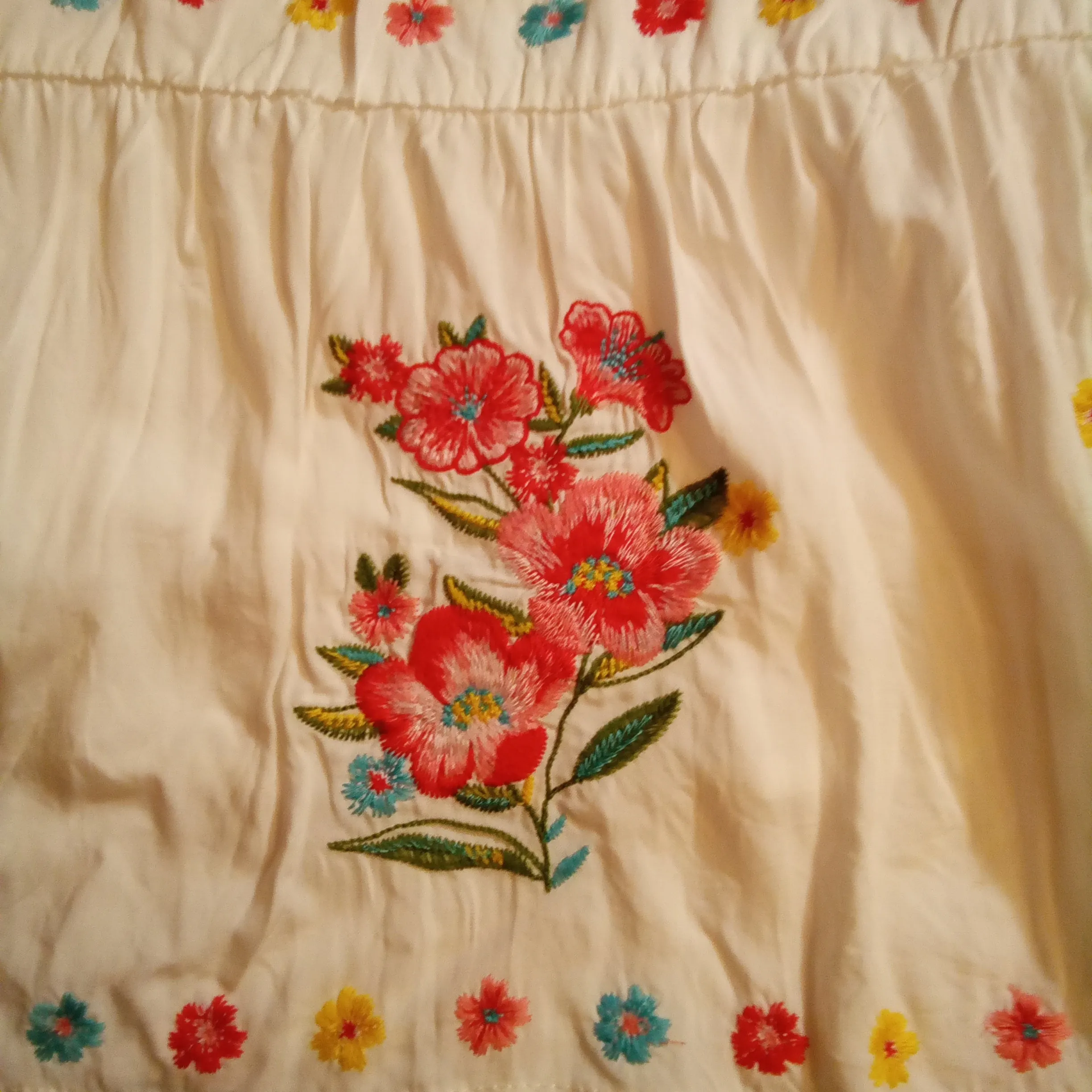 White Floral Embroidered Sundress | Savanna Jane
