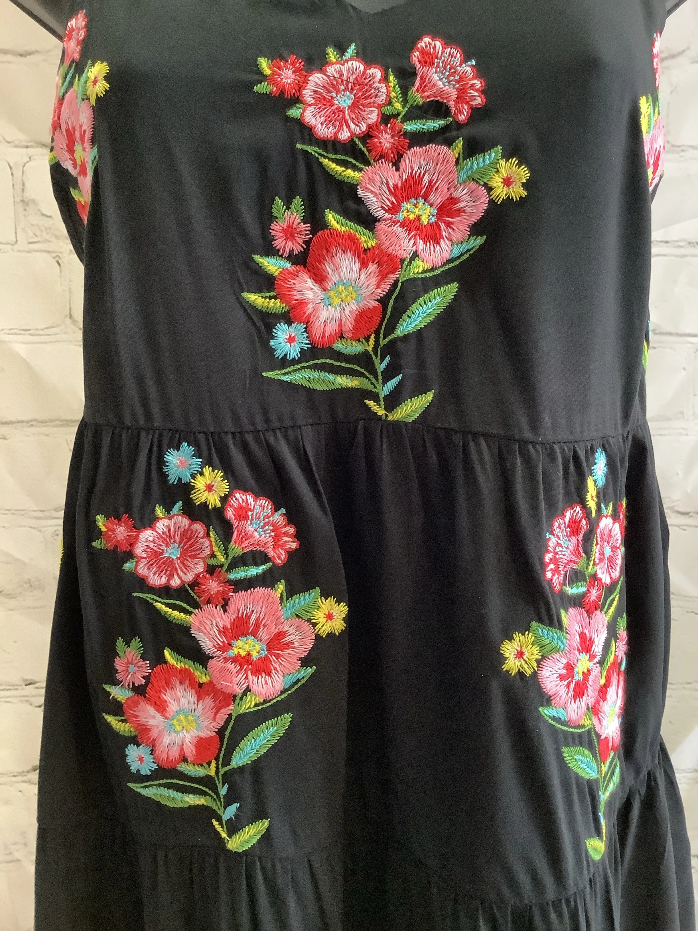 White Floral Embroidered Sundress | Savanna Jane